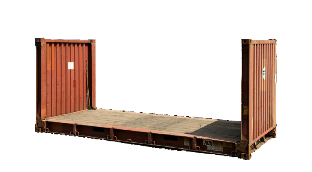 Flat rack container