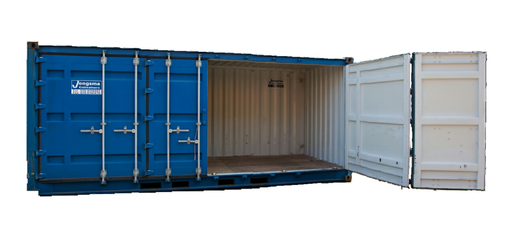 Open side container